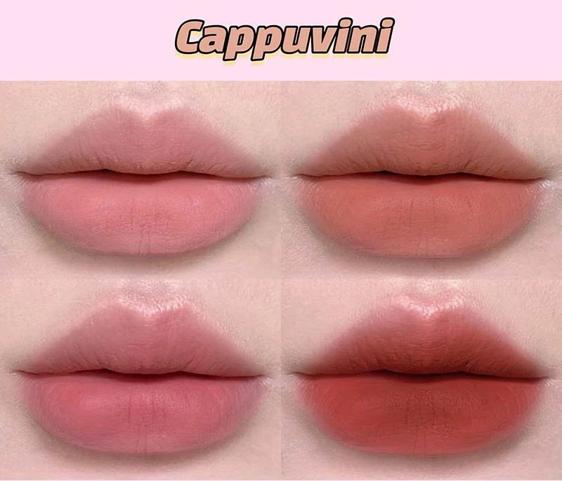 Purplish Orange Nine Colors Lip Mud Velvet Matte Lipstick Makeup Silky Mud Like Texture Lip Gloss Lips Cheeks Dual-use Cosmetics