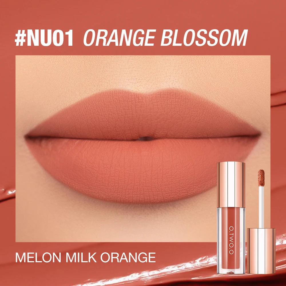 Velvet Matte Lipstick Ultra Pigmented Long Lasting Waterproof Lip Gloss Smudge Proof Non Sticky Hydrating Lip Stain