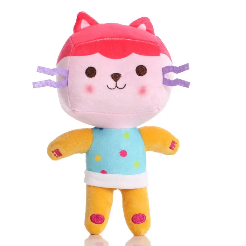 Gabby Dollhouse Plush Toy Mercat Cartoon Stuffed Animals Mermaid Car Cat Plushie Doll Kids
