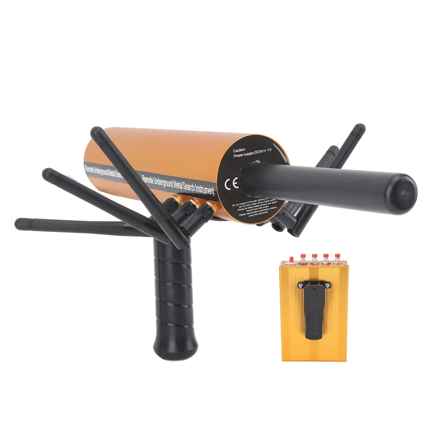 AKS Metal Detector Metal Pinpointer 30m Depth 1200m Range 6 Antenna AKS Accurate Finding Gold Detector