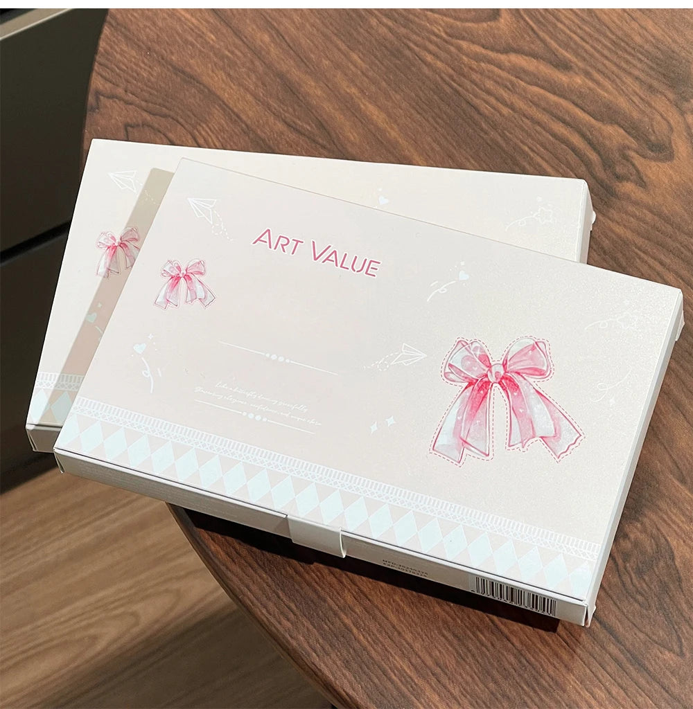 6Pcs/Box Matte Lipstick Set Lips Makeup Velvet Nude Lip Gloss Moisturizing Lip Glaze Face Blush Palette Makeup Set Necklace Gift