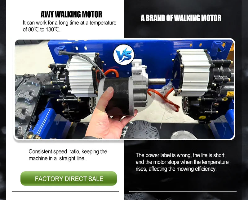 Customized 550mm Four-Stroke Self-Propelled Remote-Controlled Lawn Mower, an Outdoor Maintenance Robot Suitable for Garden Lawns