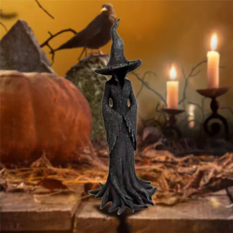 Halloween Witch Desktop Figurine