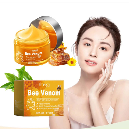 Bee Venom Skin Care Serum Cream Relieve Dry Skin Nourishing Skin Elastic Moisturizing Tightening Smoothing Brightening Cream