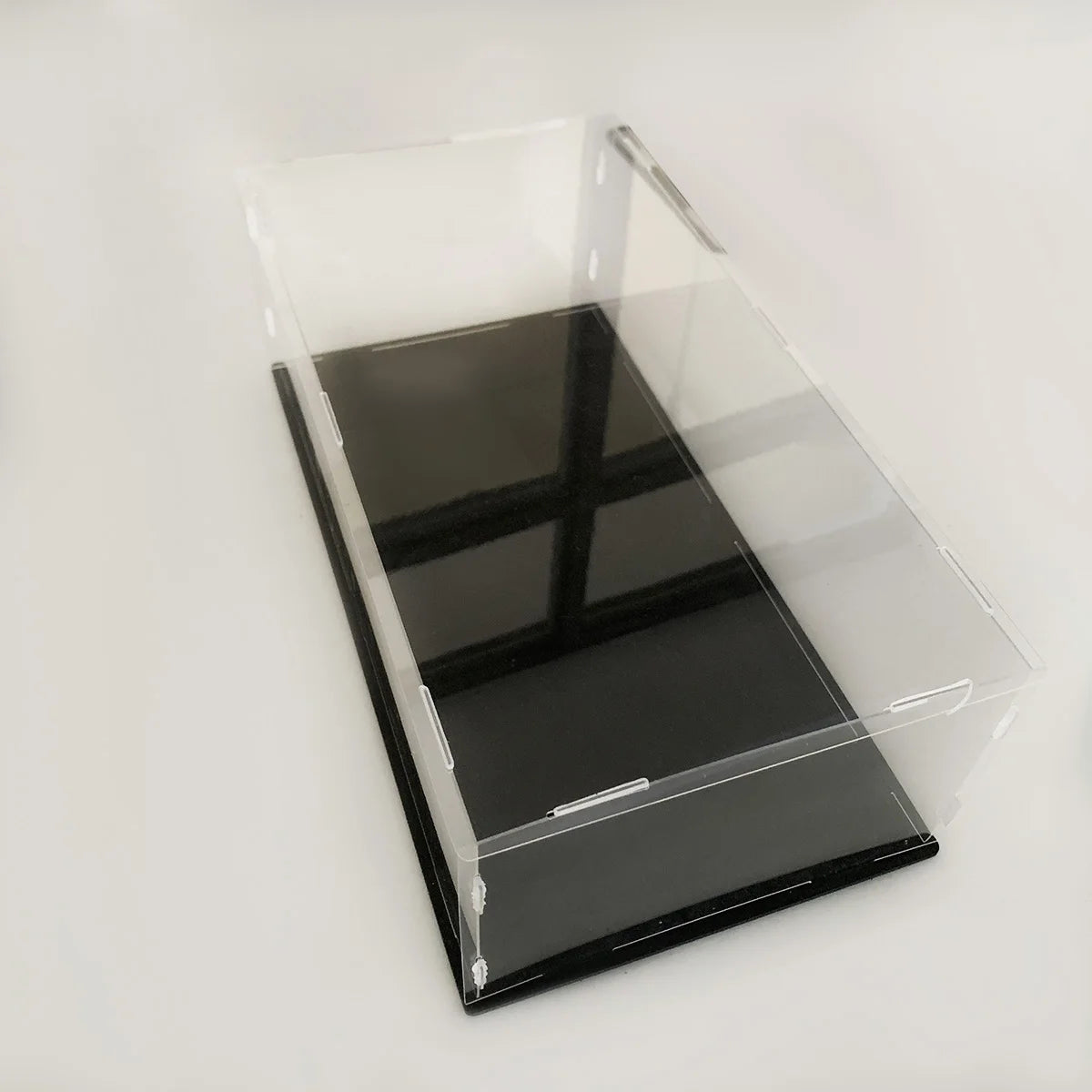 1:14 Scale Transparent Acrylic Display Box, Suitable for Protection and Display of Small Collections of Toy Car Model Building Blocks (Inner Circle Size 37X19X12Cm)