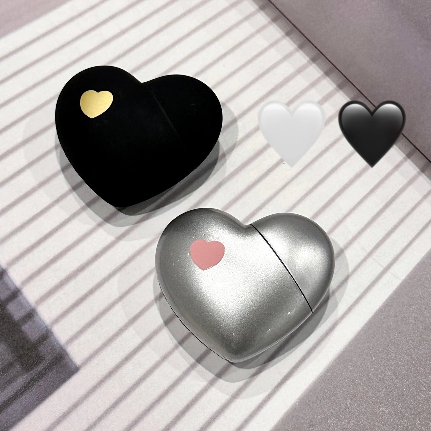 Black Silver Heart Lipstick Velvet Matte Lip Mud Clay Lip Gloss Liquid Lip Tint Cream Pigment Long Lasting Silky Lips Cosmetics