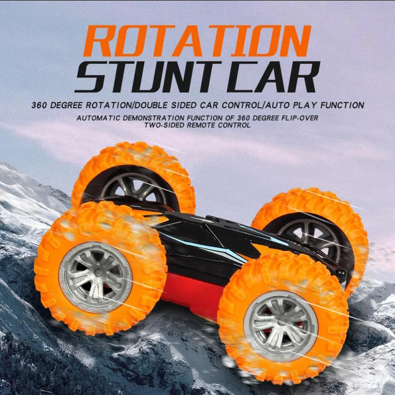 Double-side Roll 3D Flip Remote Control RC Car Robot Drift-Buggy Crawler Battery Operated Stunt Machine USB Radio Controlled Toy