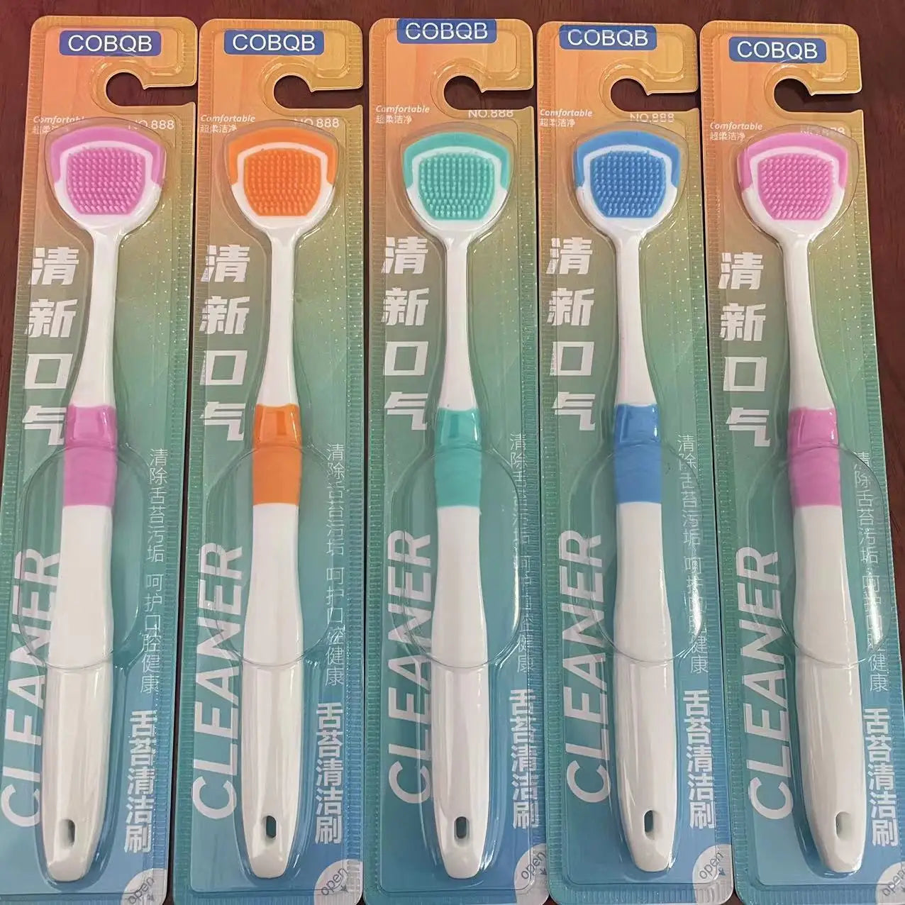 Tongue Scraper Oral Cleaner Brush Soft Silicone CleaningTongue Toothbrush Mouth Fresh Breath Scraping Hygiene Care Tools