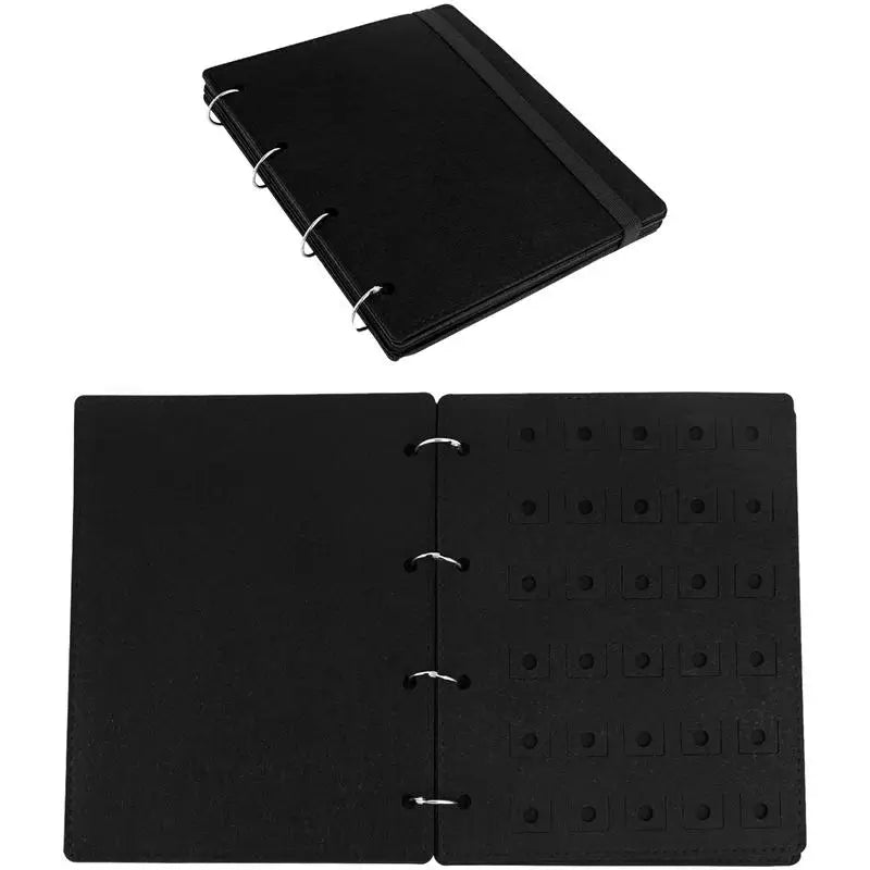 Pin Display Book Storage Pin Storage Case Practical Felt Pin Organizer Bag Protective Cover Brooch Earring Storage Holder Page