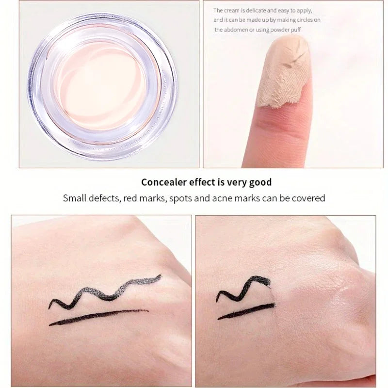 Full Coverage Waterproof Concealer – Hides Tattoos, Scars & Blemishes, Natural Matte Foundation for All Skin Tones, Long-Lasting