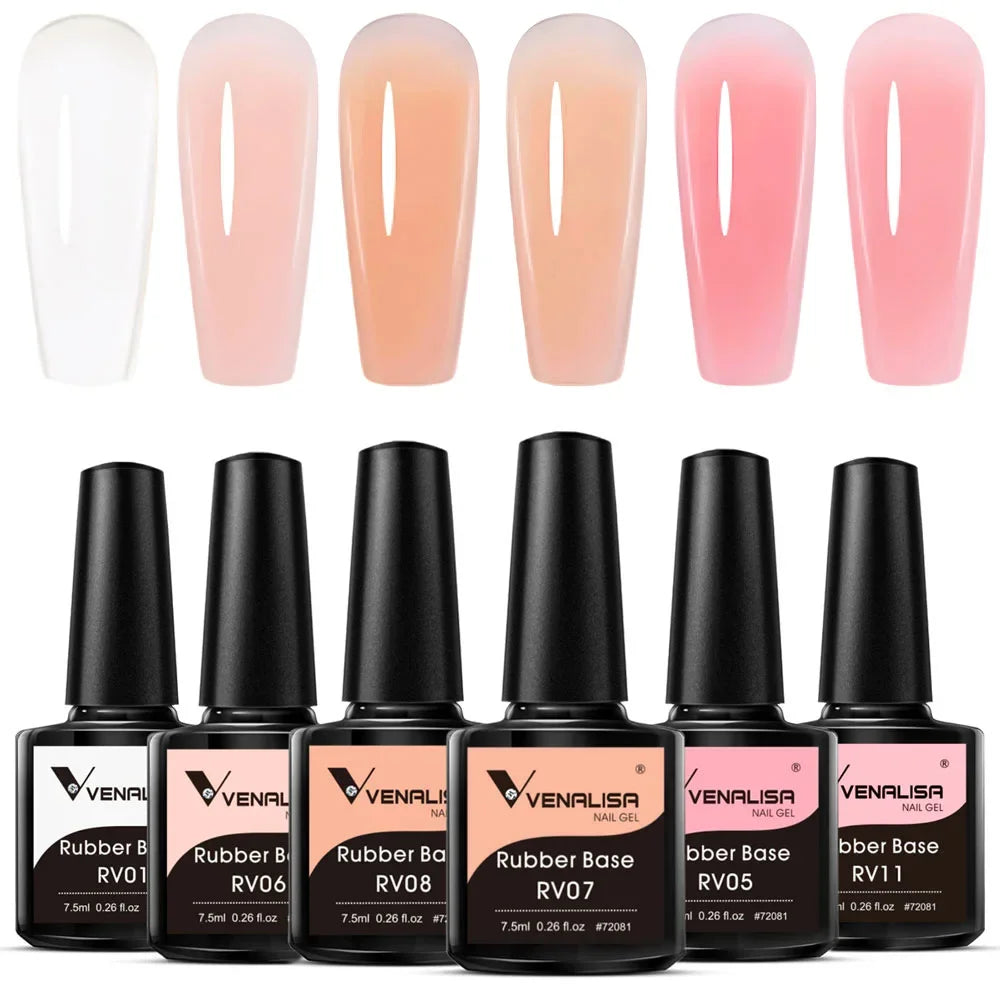 Venalisa Nail Gel Polish Fall Nails HEMA/TPO FREE Winter Christmas Color Kit Soak off UV LED Semi Permanent Nail Gel 6pcs Kit