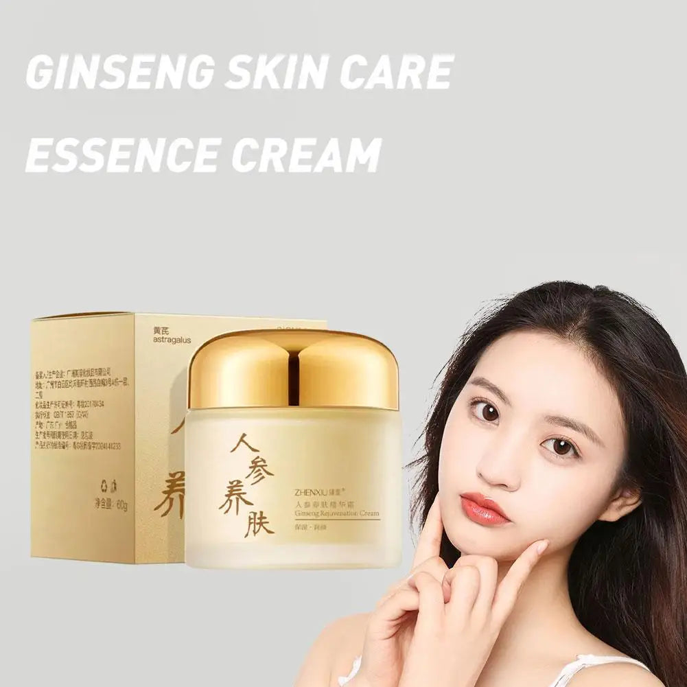 Chinese Ginseng Face Cream Anti-wrinkle Moisturizing Smoothing Ginseng Serum Anti Aging Reduce Fine Lines Moisturizer Skin Care