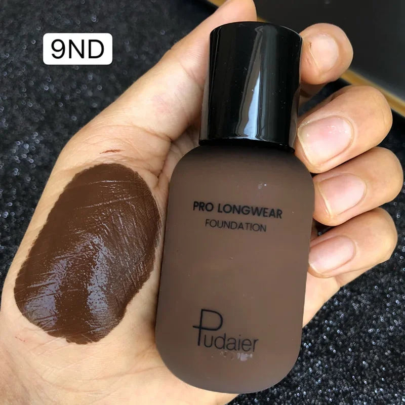 40ML Face Liquid Foundation Full Concealer Makeup Waterproof Base Brighten Whitening Cover Dark Circle Matte Foundation Cosmetic