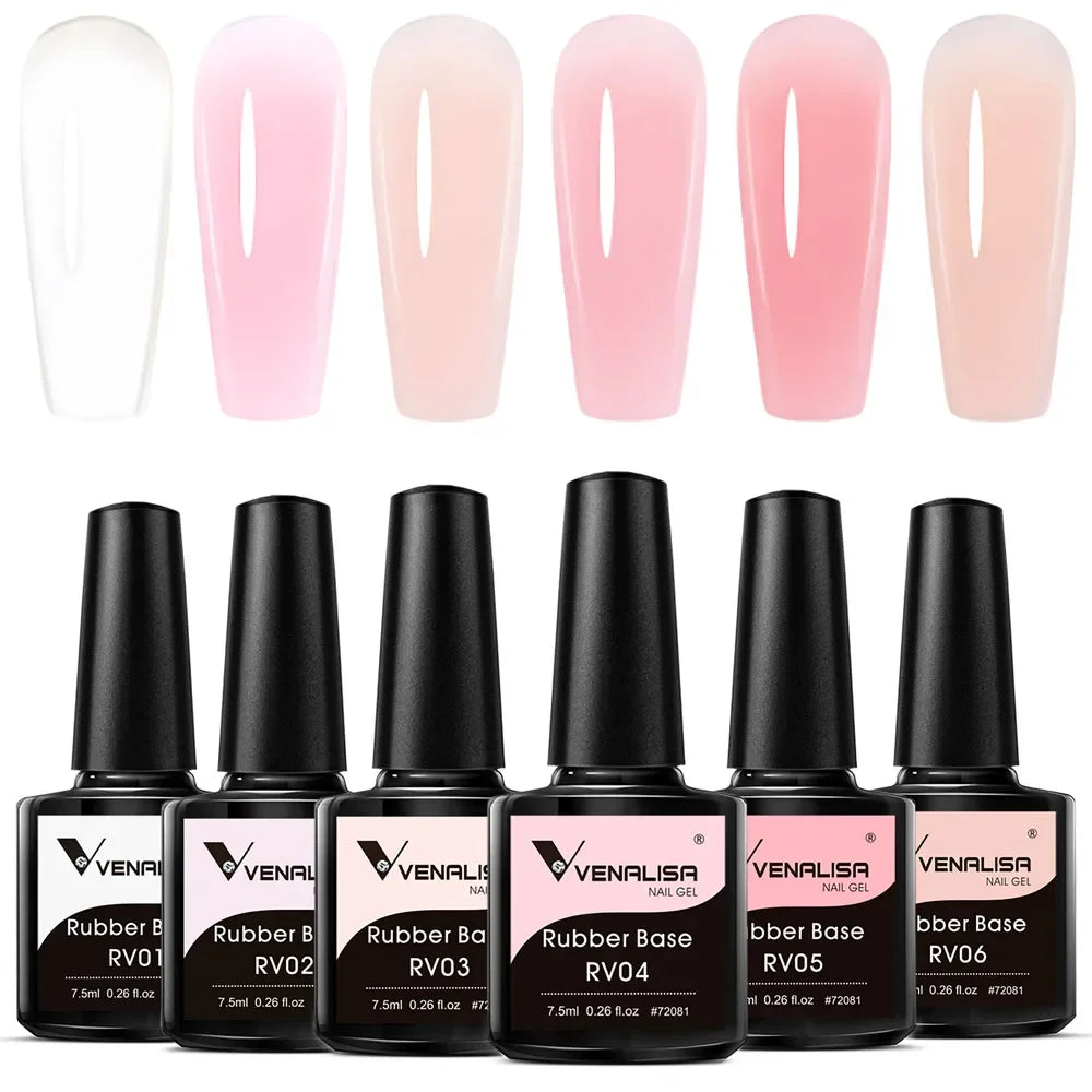 Venalisa Nail Gel Polish Fall Nails HEMA/TPO FREE Winter Christmas Color Kit Soak off UV LED Semi Permanent Nail Gel 6pcs Kit