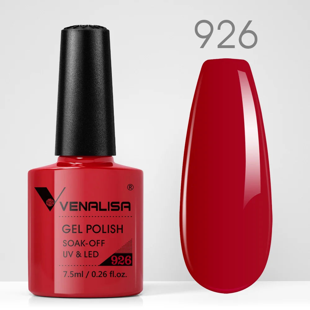 VENALISA Nail Gel Polish Semi Permanent Gellack Nail Art Salon TPO Free Glitter 7.5ml Soak off Organic UV LED Nail Gel Varnish