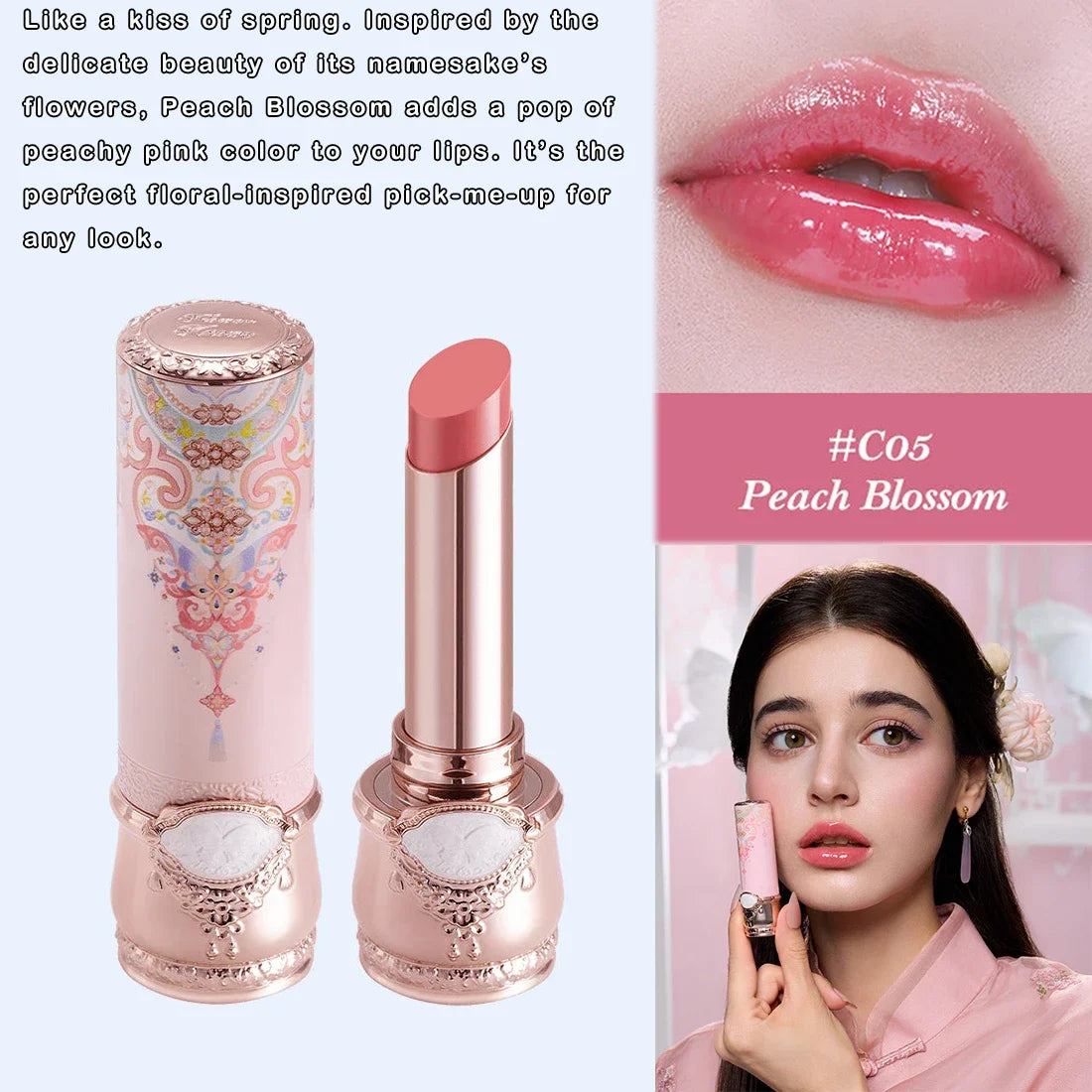 Flower Knows Little Angel Velvet Matte Lipstick Waterproof Long Lasting Soft Moisturizing Lip Gloss K Beauty Clean Girl Makeup