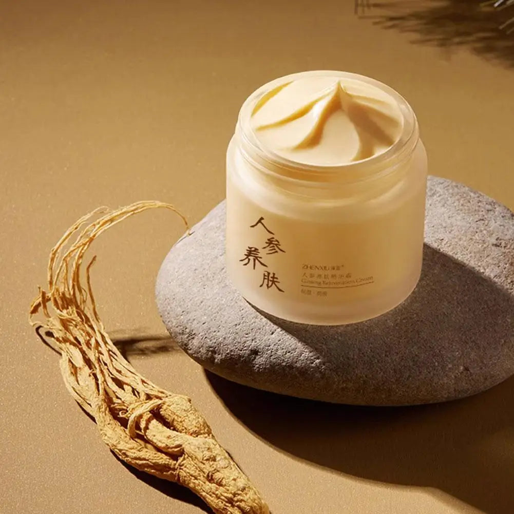 Chinese Ginseng Face Cream Anti-wrinkle Moisturizing Smoothing Ginseng Serum Anti Aging Reduce Fine Lines Moisturizer Skin Care