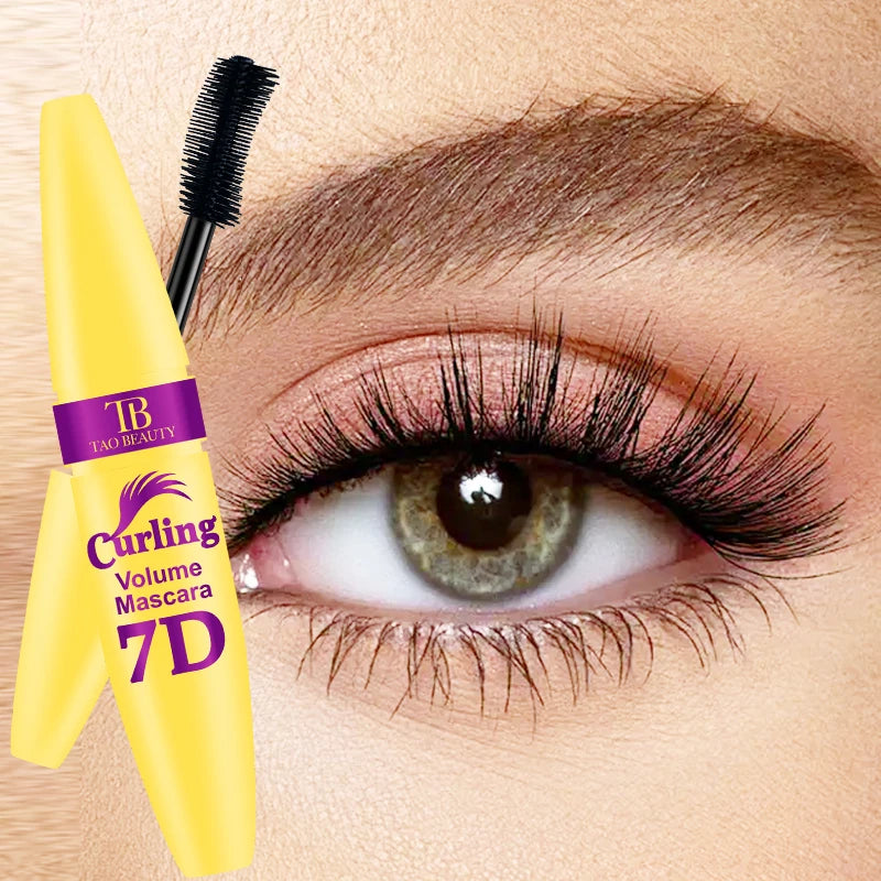 Black Waterproof Mascara for All Lengthening Makeup Products Eyelash Extension Curling Eye Lashes Mascara 7D Effect Eye Cosmetic