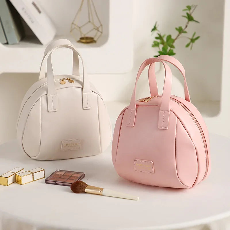 Makeup bag for Women Portable For Business Trips Toiletries Organizing Bags PU Cosmetic Beauty Bag