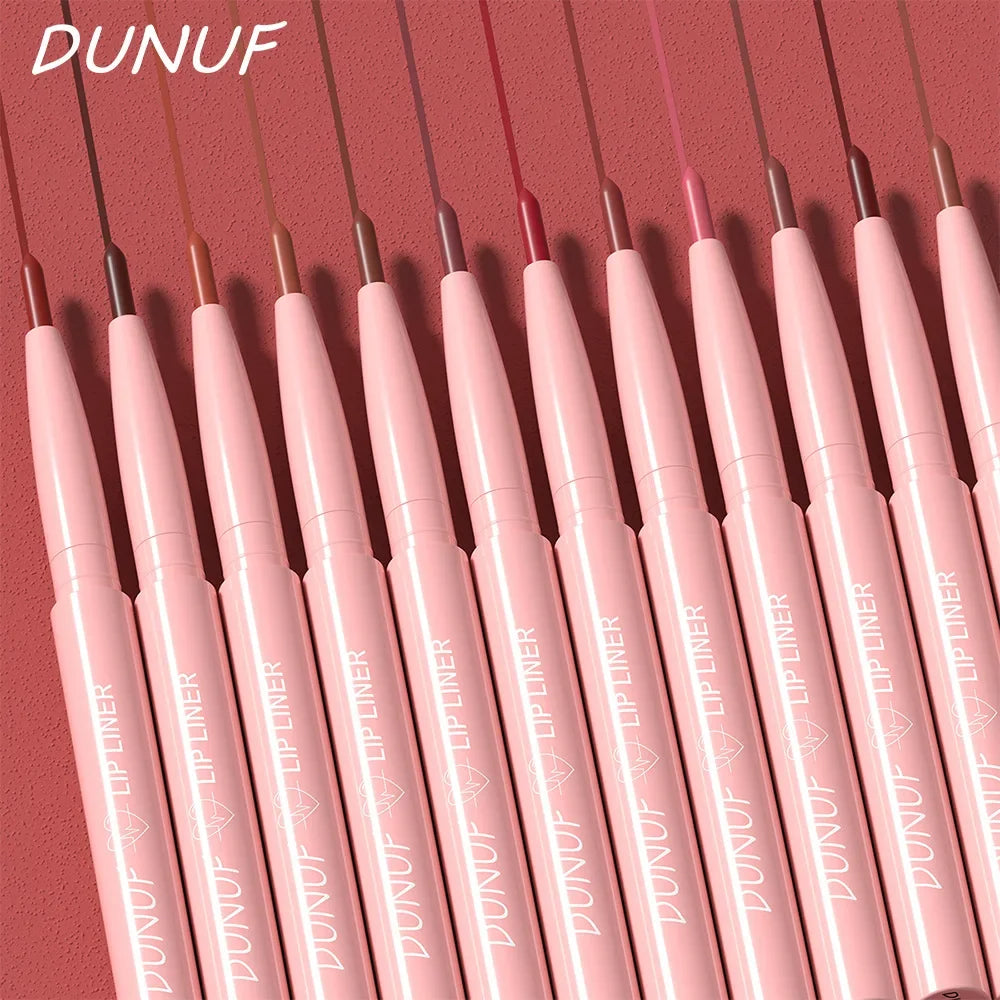 12 Colors Lip Liner Lip Pencil Set Matte Lipstick Waterproof 24 Hours Long Lasting Korean Lip Tint Makeup For Women Cosmetics