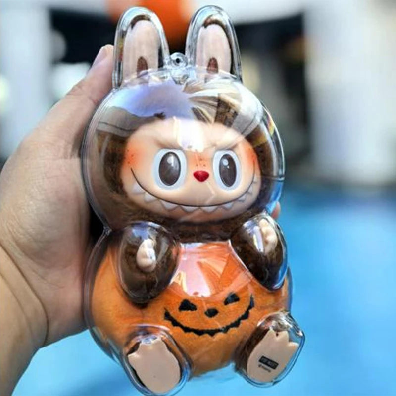 LABUBU Have A Seat Transparent Case Labubu Plastic Case Backpack Charms