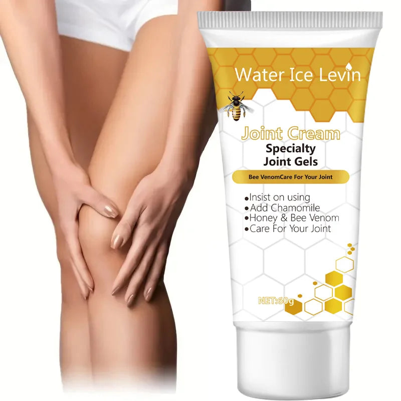 Bee Venom Joint Cream - Hypoallergenic and Soothing Moisturizing Lotion with a Light Fragrance for All Skin Types