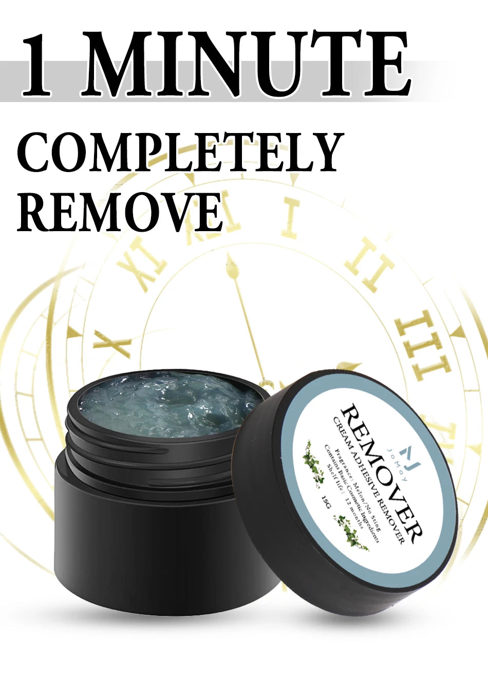 15g UV Eyelash Glue Lash Extensions Remover Cream Professional Makeup Tools Lash UV Glue Remover Cream for Eyelash Extension UV