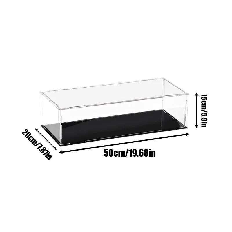 Clear Acrylic Display Cases - 18 Sizes
