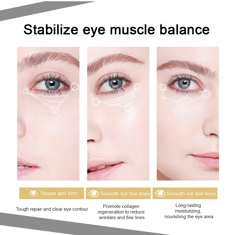 Instant Eye Bag Removal Cream Retinol Anti-Wrinkle Firming Skin Fade Fine Lines Anti Dark Circle Puffiness Brighten Eye Care Gel