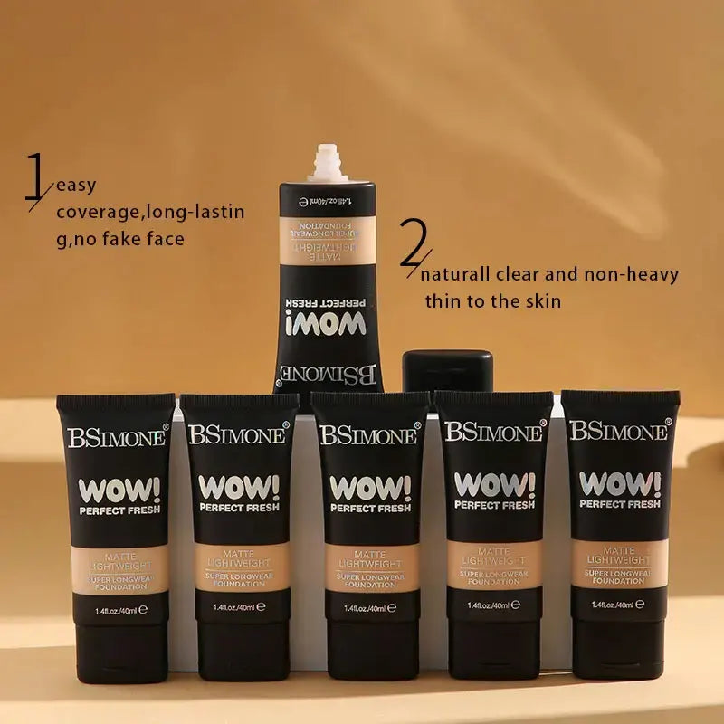 Perfect Fresh Matte Foundation Lightweight Super Longwear Hydrating Natural Finish Buildable Coverage Non-Cakey Suitable For Dry