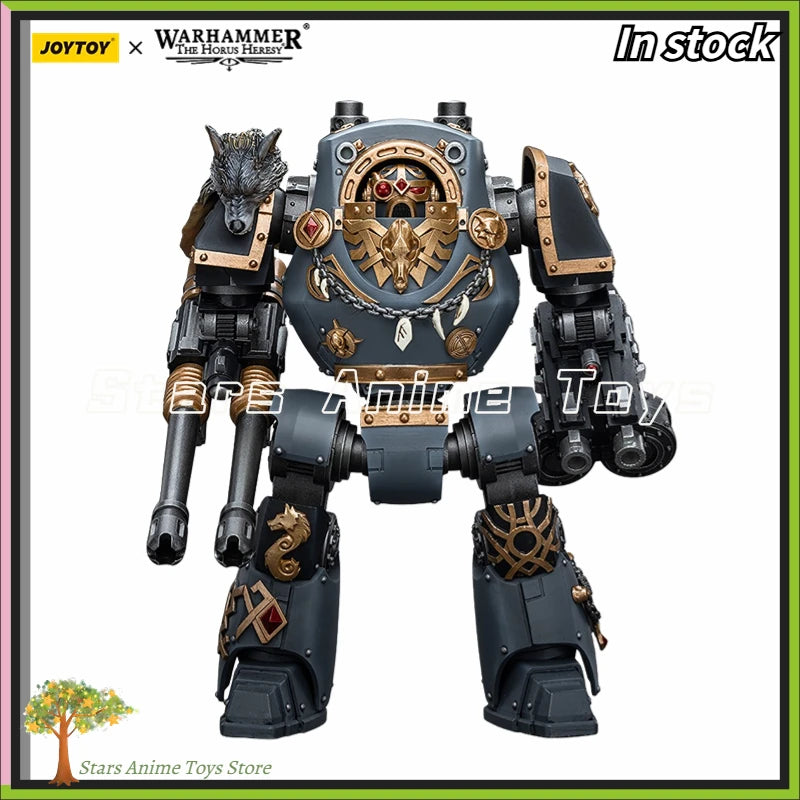 JOYTOY 1/18 Action Fiqure Warhammer The Horus Heresy Space Wolves Contemptor Dreadnought with Gravis Bolt Cannon Model