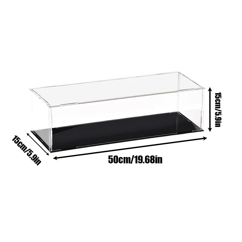 Clear Acrylic Display Cases - 18 Sizes