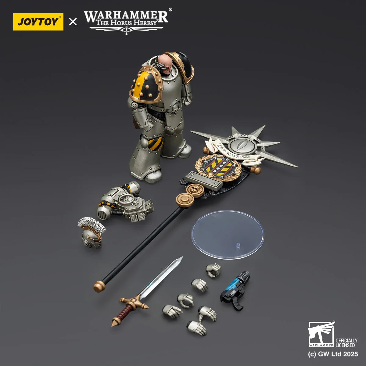 Warhammer The Horus Heresy lron Warriors MKVI Tactical Sergeant and Command Squad Chosen with Legion Standard