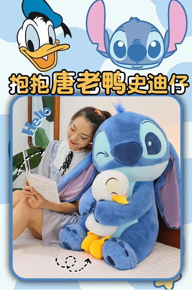 30/45cm  Stitch Plush Toy - Cute Lilo & Stitch Doll,Kawaii Donald Duck Stuffed Animal,Soft Birthday Gift for Kids Children