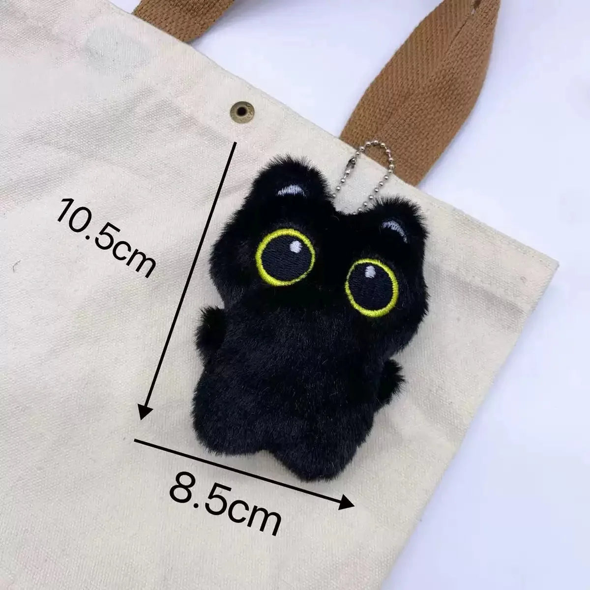 Party gift cute black cat plush toy doll pendant pillow cushion black cat plush toy doll, suitable for boys and girls.