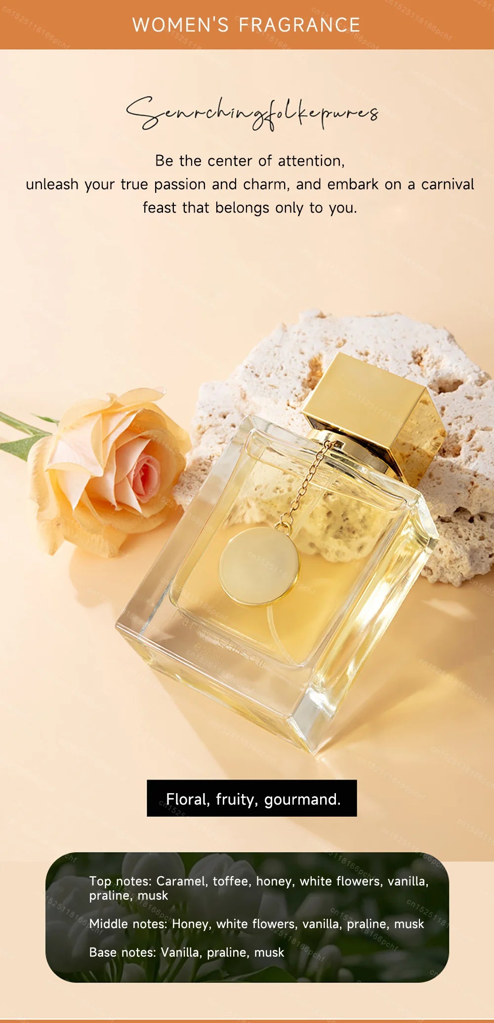 Men Cologne Spicy Seductive Fragrance Lasting Wear Luxury Perfume for Men