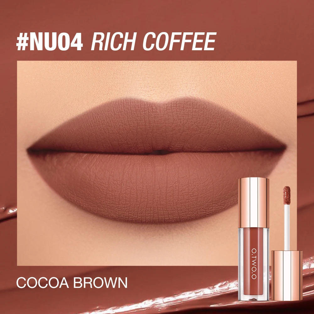 Velvet Matte Lipstick Ultra Pigmented Long Lasting Waterproof Lip Gloss Smudge Proof Non Sticky Hydrating Lip Stain