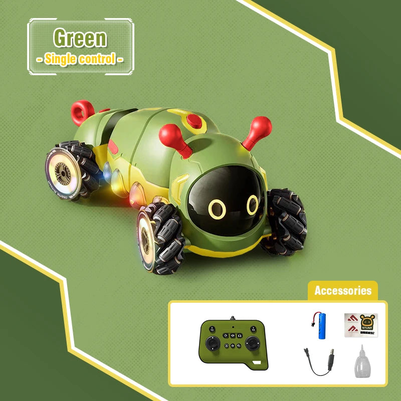 RC insect Car Climbing Stunt Spray Electric Cars robot  Radio remote control model RC Drift RacingToys for children boys Girls