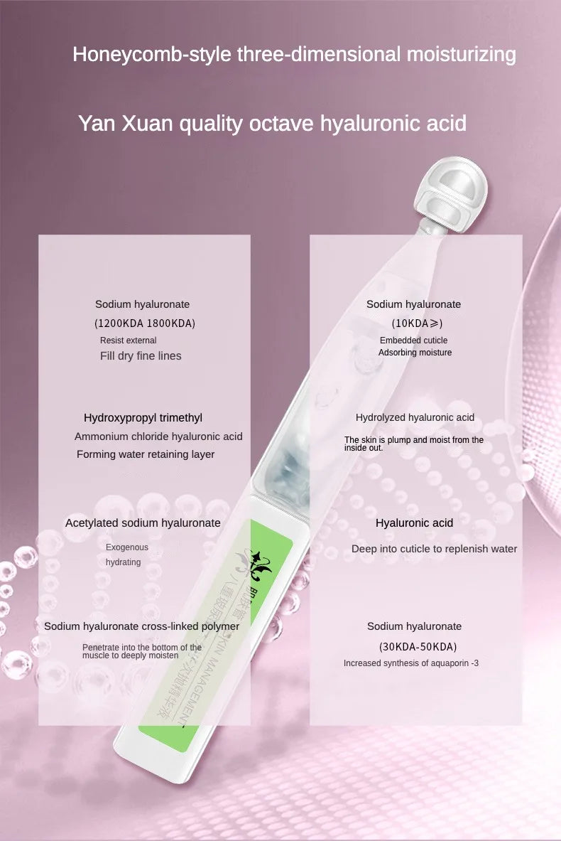 Hyaluronic Acid Anti-Wrinkle Serum Hydrating Moisturizing Firming Moisturizing Whitening Fade Fine Lines Skincare Set