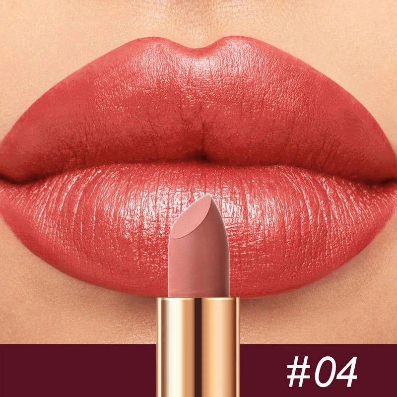 8-Colors Matte Lipstick Sexy Red Waterproof Lip Stick Long Lasting Smudge-free Classic Highly Pigmented Velvet Lip Tint Makeup