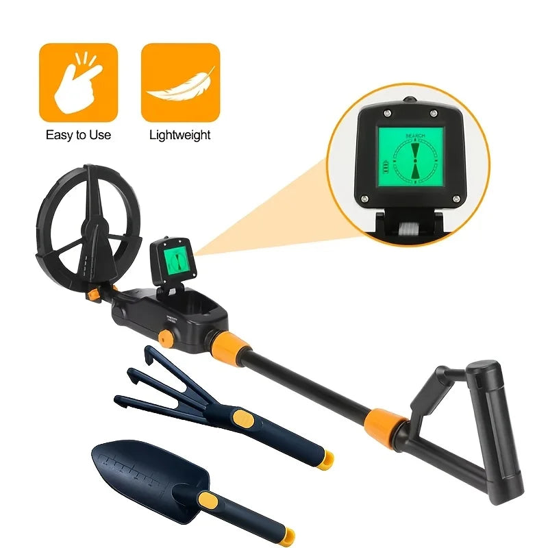 Metal Gold Detector Pinpointer Handheld Treasure Underground Metal Detector Tracker Seeker Finder With Waterproof Search Coil