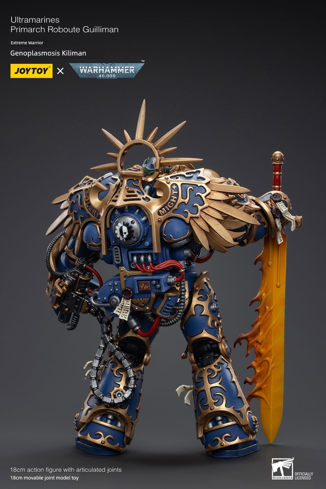 Joytoy Dark Source Warhammer 40K Extreme Warrior Genie Robert Kiriman Jt6342 Soldier Model