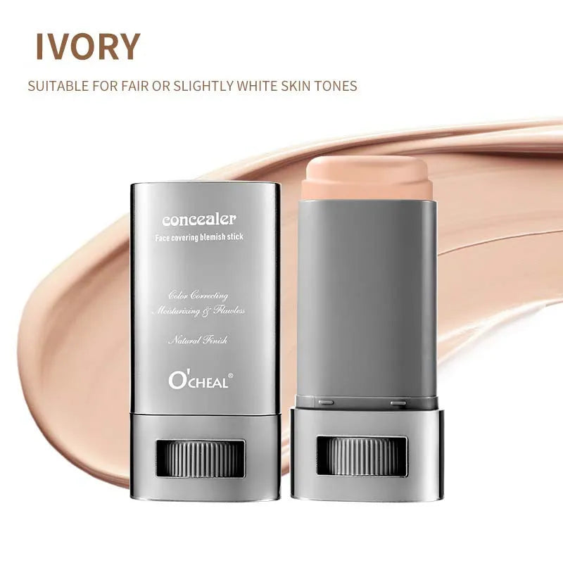 Matte Foundation Cream Stick Waterproof Lasting Oil-control Cover Acne Base Smooth Makeup Moisturize Brighten Concealer Lip Base