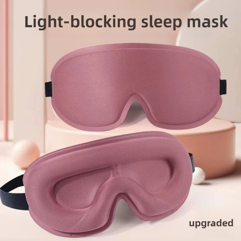 Travel 3D Sleeping Mask Blockout Light Sleep Mask Memory Foam Eyeshade Blindfold Sleep Masker Sleeping Aid Face Mask Eyepatch