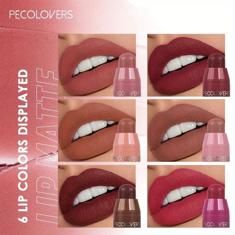 Velvet Lipstick Lasting Nude Matte Lipstick Non-stick Waterproof Sexy Lip Balm Lip Pencil Women Cosmetics Makeup