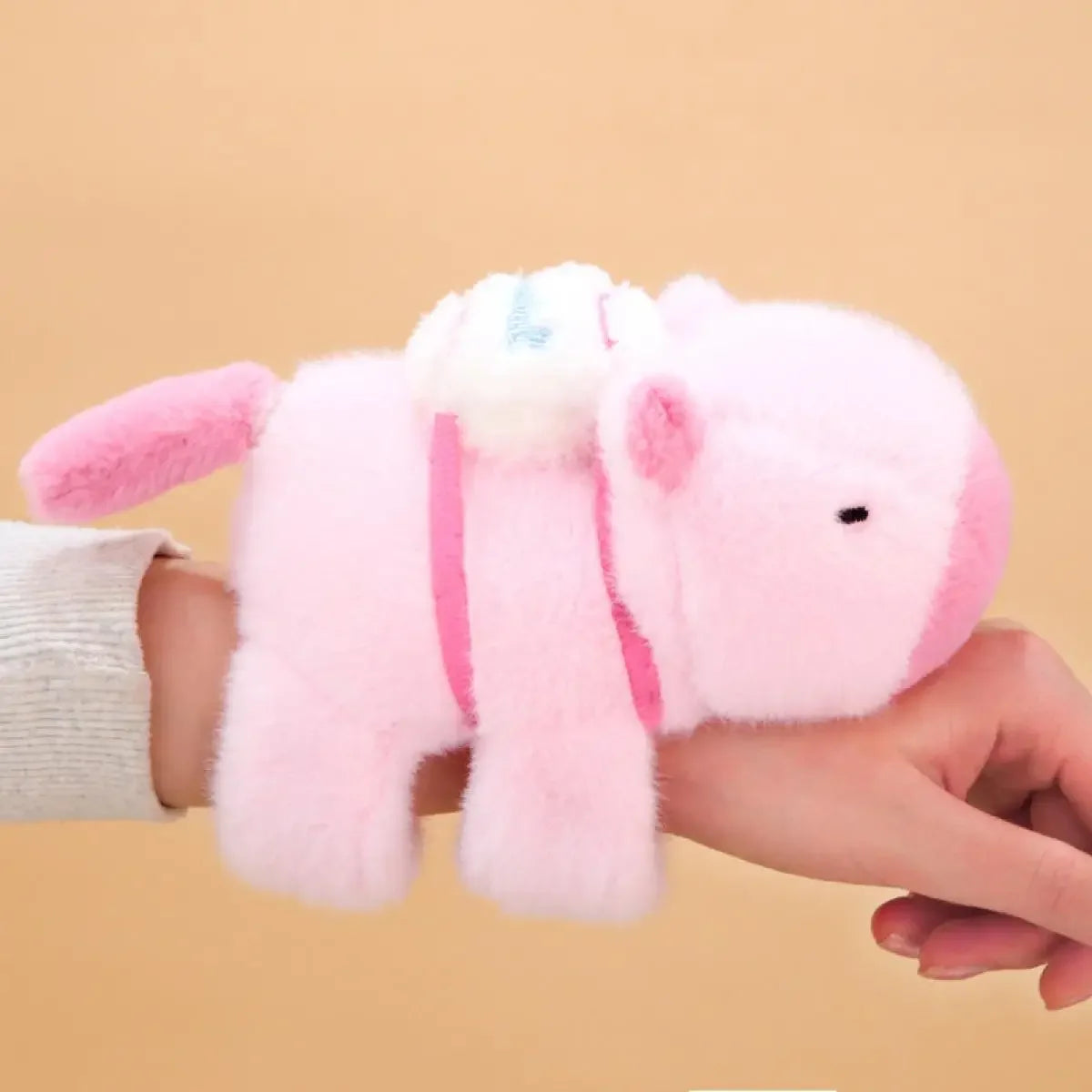 Rytanda capibara Clap Circle Toys Slap Snap Wrap Wristband bracciale Capybara peluche Hand Ring Fun Pop Circles