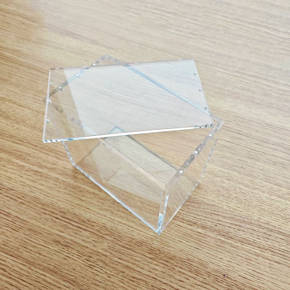 DISPLAY BOX For POKE Acrylic Dust-Proof Booster Show Case ETB Protection Poke Box Protector Transparent Plastic Acrylic Case