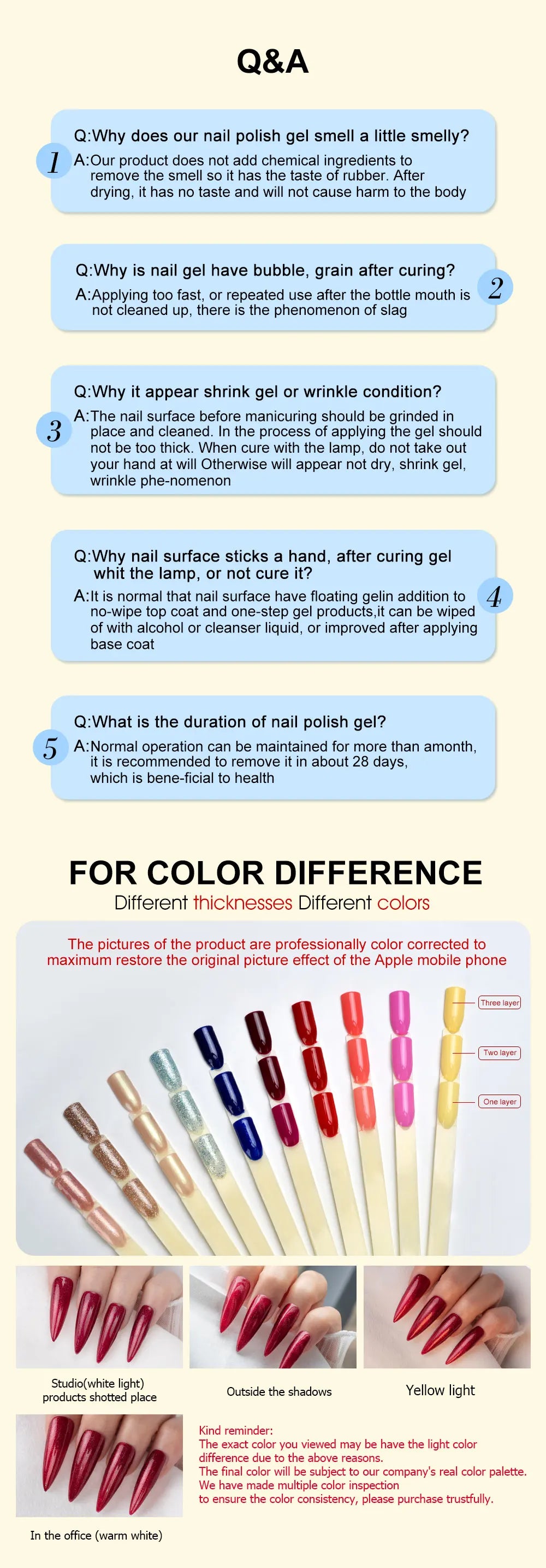 Venalisa Nail Gel Polish Fall Nails HEMA/TPO FREE Winter Christmas Color Kit Soak off UV LED Semi Permanent Nail Gel 6pcs Kit