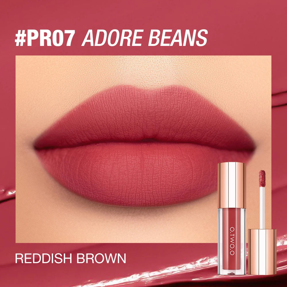 Velvet Matte Lipstick Ultra Pigmented Long Lasting Waterproof Lip Gloss Smudge Proof Non Sticky Hydrating Lip Stain