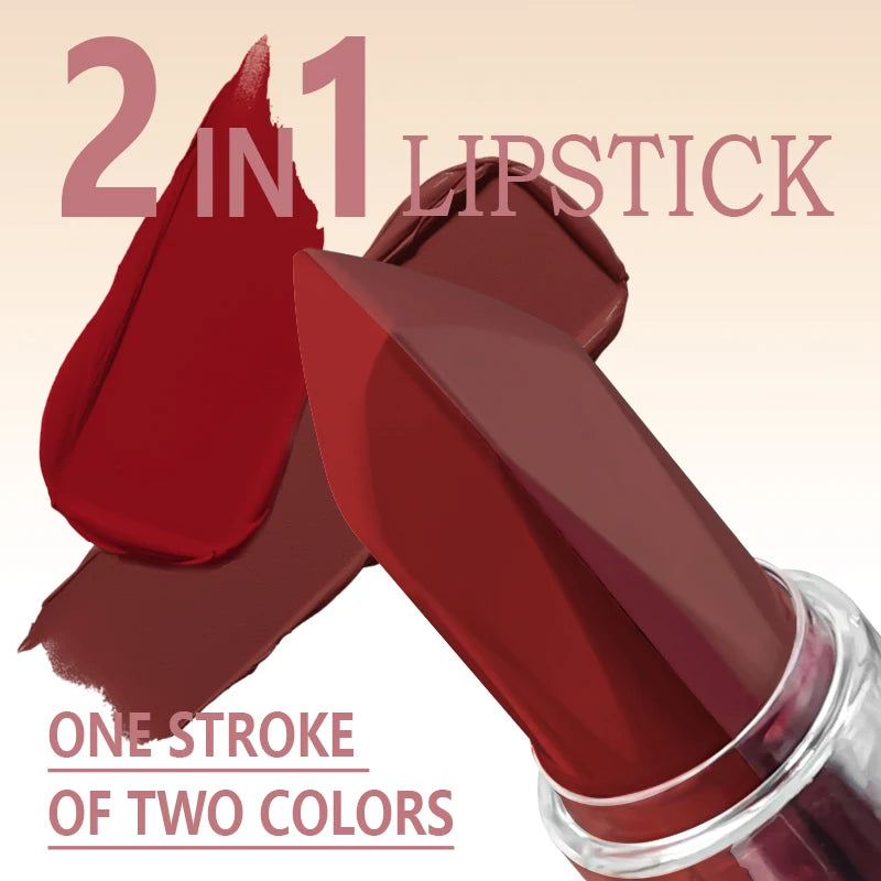 Nude Matte Lipstick Waterproof Lip Sticks Not Fading Sexy Red Velvet Lipsticks for Women Make Up Long Lasting Lip Cosmetics